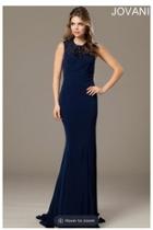  Navy Evening Gown