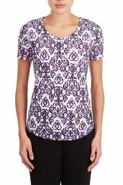  Purple Scroll Top