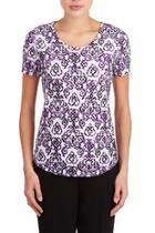  Purple Scroll Top