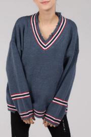  Pullover V-neck Sweater
