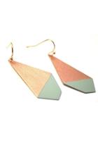  Colored Polygon Earrings