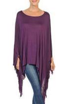  Fringe Trimmed Tunic