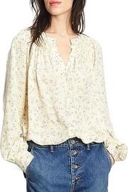  Silk Smocked Blouse