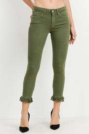  Crop Fringe Jean