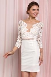  Ivory/nude Sheer Dress
