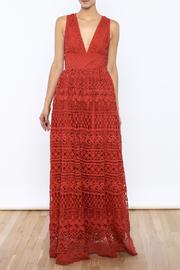  Lace Brocade Gown