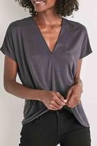  Darted V-neck Tee