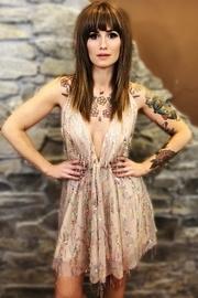  Sequin Tassel Dress