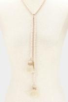  Ivory Tassel Necklace