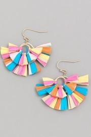  Multicolor Fan Earrings