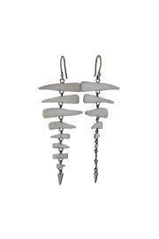 Silver Fishbone Earrings