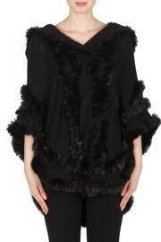  Fur Knit Poncho