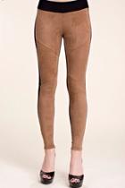  Suede Front Leggings