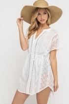  Lace & Eyelet Tunic