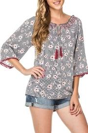  Smocked Peasant Top