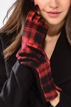  Red Plaid Gloves