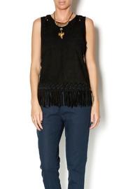  Black Suede Top