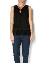 Black Suede Top