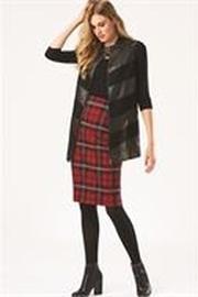  Black Chevron Vest