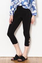  Side Ankle Cut Out Capri