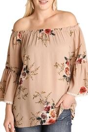  Brown Floral Top