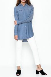  Chambray Button Tunic