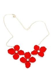  Red Flower Necklace