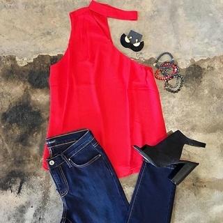  Cherry Choker Top