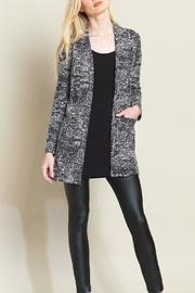 Tweed Print Cardigan