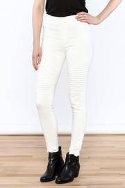 White Moto Jeggings