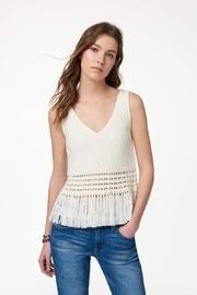  Fringe Tank Sweater