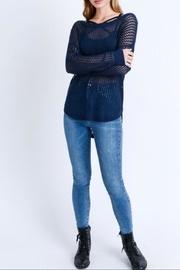  Sheer Relaxed-fit Sweater