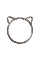  Silver Cat Ring