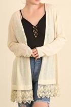  Natural Colored Cardigan