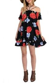  Floral Off-the-shoulder Dress