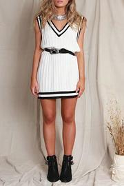  White Varsity Dress