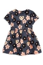 Flowers Woven Dress