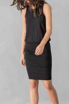  Ruched Skirt Tank Dress