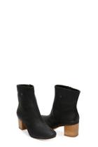  Evie Black Leather-boot