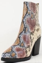  Snake Skin Bootie