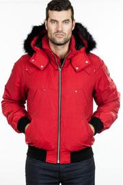  Men's Ballistic Bomber- Black Fur