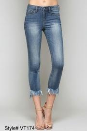 Fringe Hem Jeans