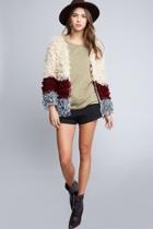  Shaggy Sweater Coat