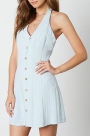  Halter Button-down Dress