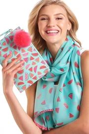  Watermelon Print Wristlet