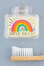  Shine Bright Rainbow Tooth Brush Cover