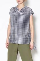  Blue Gingham Top