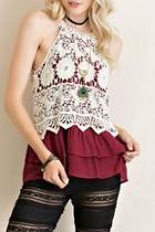  Ruffle Halter Tank