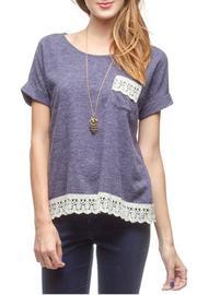  Navy Knit Top