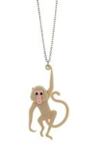  Macaque Pendant Necklace